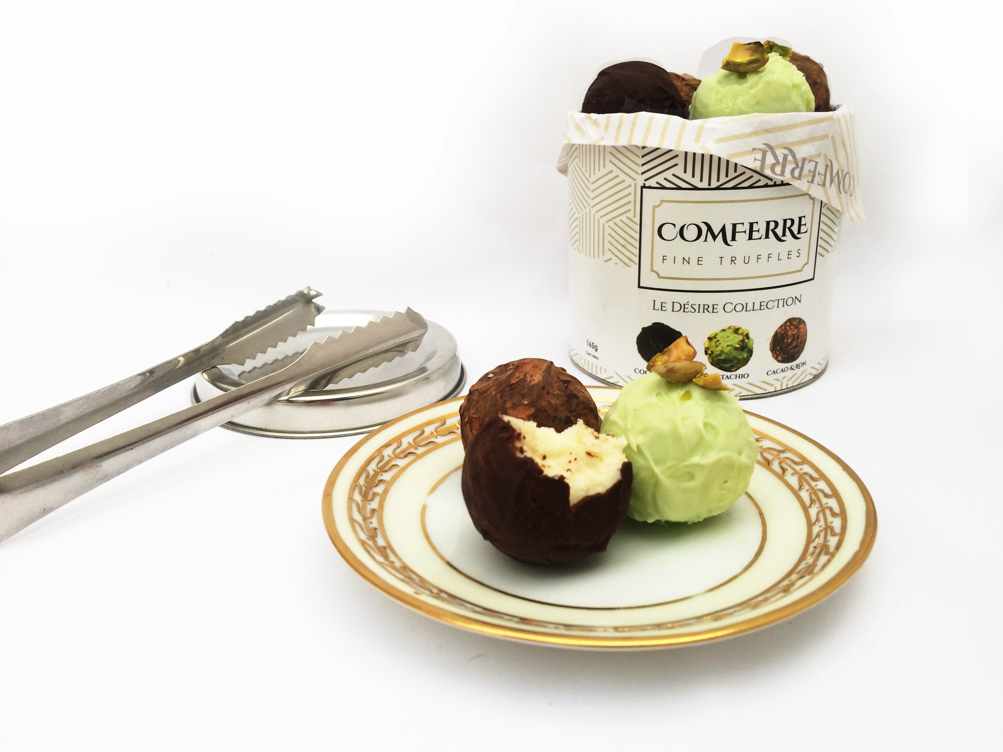 Trufas de Coco & Pistacho Siciliano